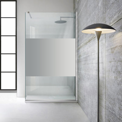Paravan dus Walk-in, Perete dus  Inox, #Clara #Víztiszta