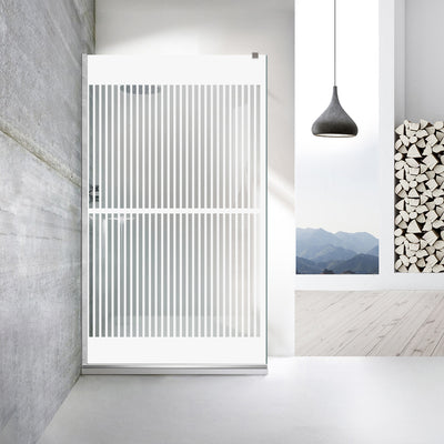 Paravan dus Walk-in, Perete dus  Inox, #Clara #Víztiszta