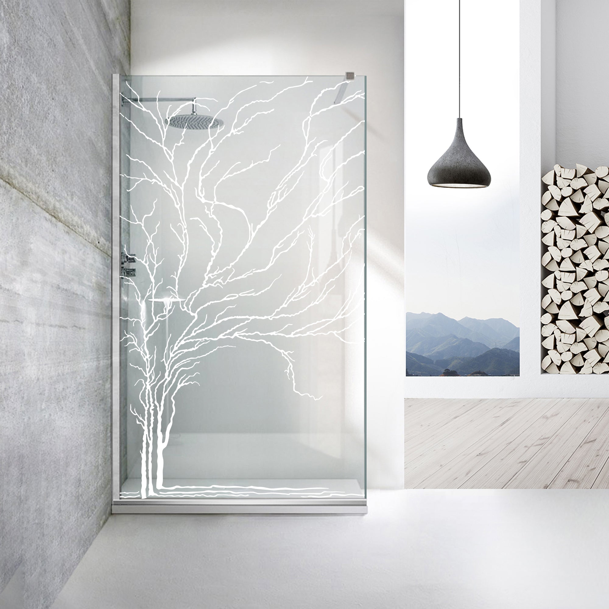 Paravan dus Walk-in, Perete dus  Inox, #Clara #Víztiszta